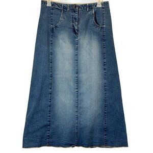 Women Stretch Denim Skirt Size 16